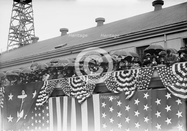 Launch of "Florida", U.S.N., 1910. Creator: Bain News Service.