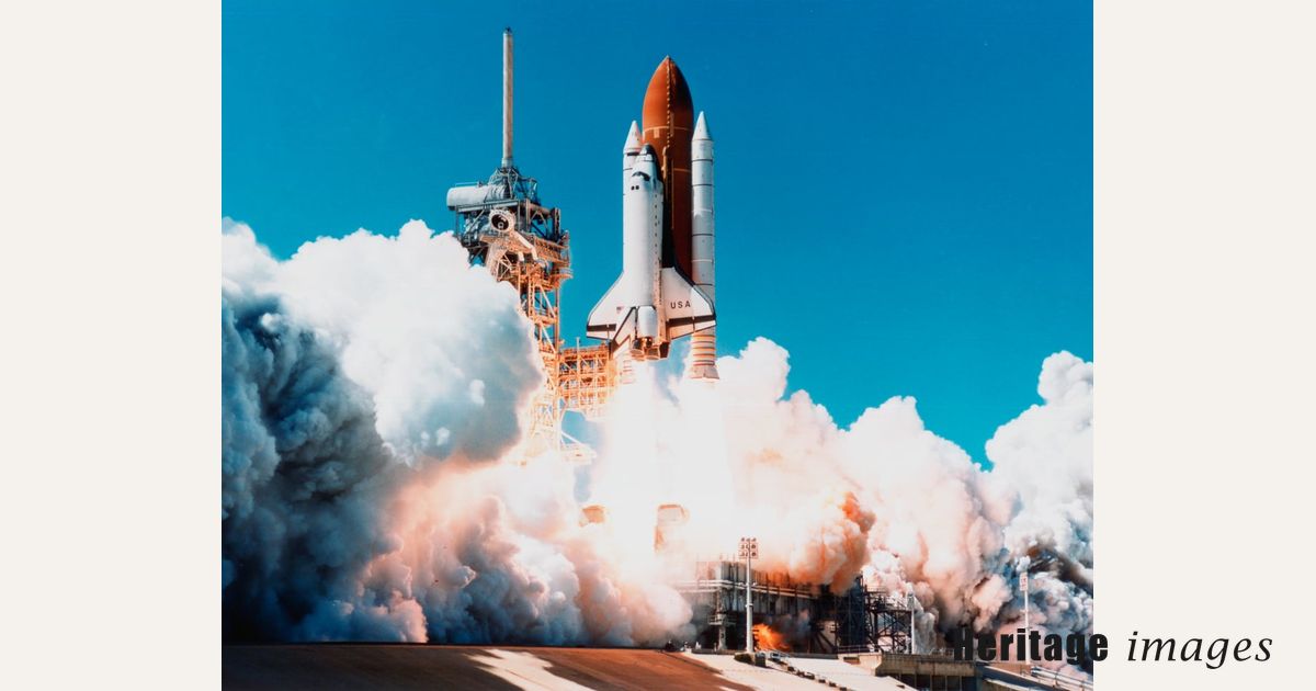 Launch of Space Shuttle Columbia from Kennedy Space Center, Florida ...