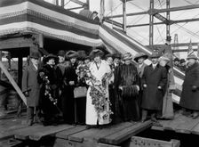 Launching party, Str. Seeandbee, 1912 Nov 9. Creator: William H. Jackson