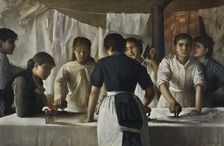 Laundresses, 1882. Creator: Petiet, Marie (1854-1893)