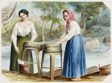 Laundresses, 1830-1899. Creator: Johan Knutson