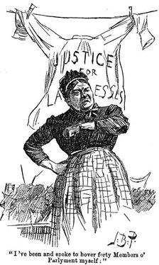 Laundresses strike, 1891