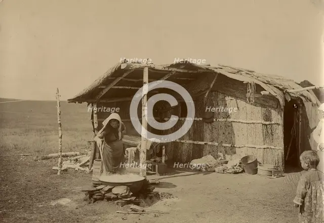 Laundry on Lake Shira, 1900-1909. Creator: LI Vonago.