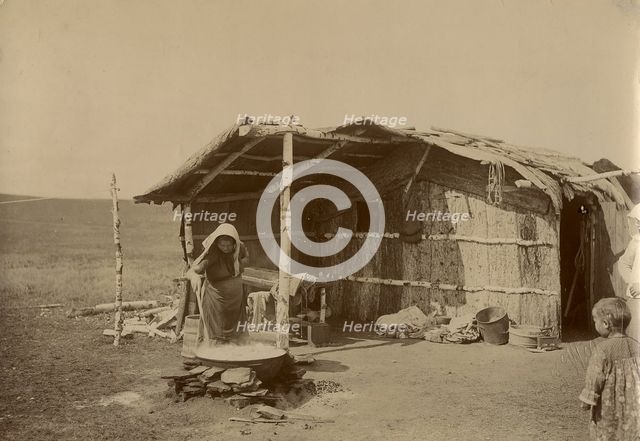 Laundry on Lake Shira, 1900-1909. Creator: LI Vonago.