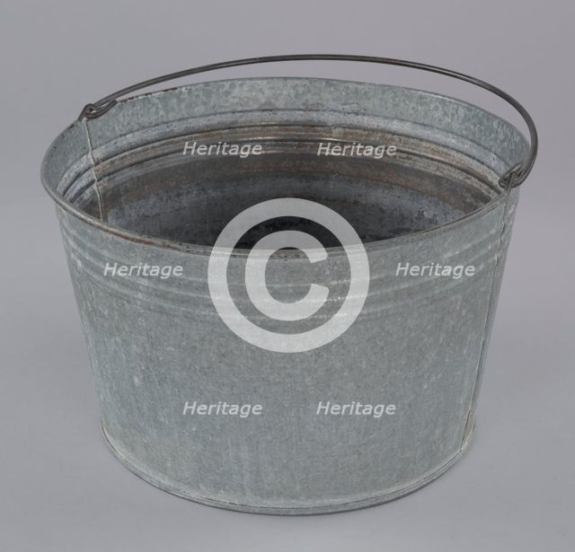 Laundry pail associated with the 1965 Selma to Montgomery march, mid-20th century. Creator: Unknown.