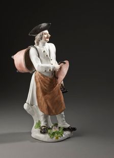 Laundryman (image 2 of 2), c.1748. Creators: Meissen Porcelain, Edme Bouchardon, Johann Joachim Kändler