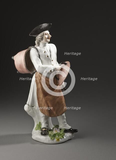 Laundryman (image 2 of 2), c.1748. Creators: Meissen Porcelain, Edme Bouchardon, Johann Joachim Kändler.