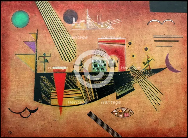 Launisch, 1930. Artist: Kandinsky, Wassily Vasilyevich (1866-1944)