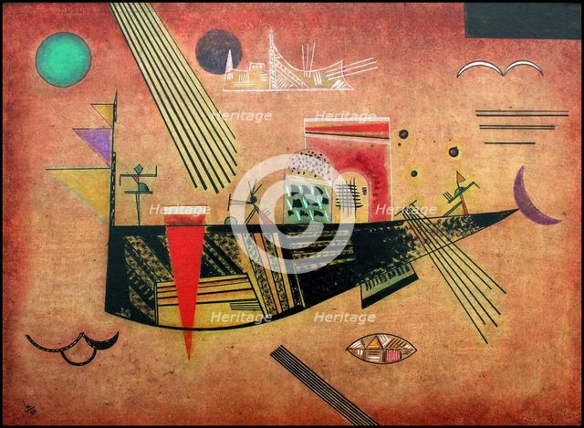 Launisch, 1930. Artist: Kandinsky, Wassily Vasilyevich (1866-1944)