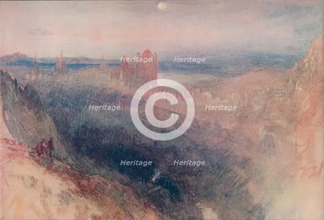 'Lausanne: From Le Signal', 1909. Artist: JMW Turner.