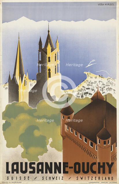 Lausanne - Ouchy, 1936. Creator: Hirzel, Véra (active 1930s).