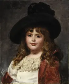 Laura at Seven, 1887. Creator: Charles Emile Auguste Carolus-Duran