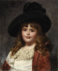 Laura at Seven, 1887. Creator: Charles Emile Auguste Carolus-Duran