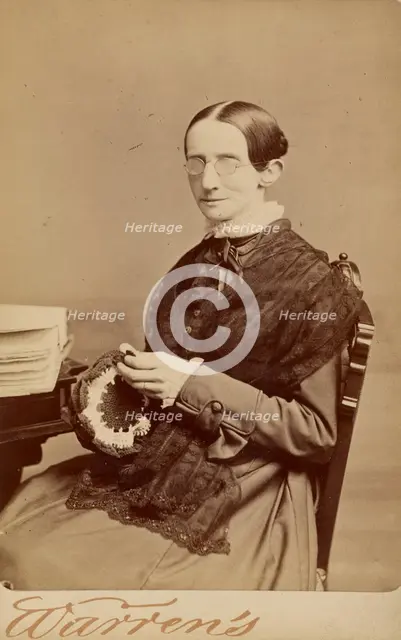 Laura Bridgman, about 1870. Creator: George K Warren.