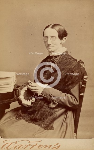 Laura Bridgman, about 1870. Creator: George K Warren.