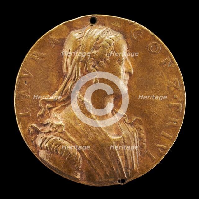 Laura Gonzaga Trivulzio [obverse], c. 1550. Creator: Unknown.