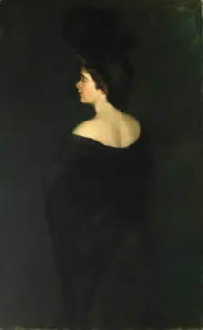 Laura in Blacks, 1899. Creator: Alice Pike Barney