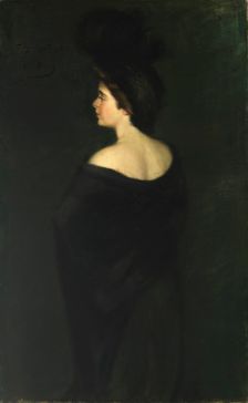Laura in Blacks, 1899. Creator: Alice Pike Barney