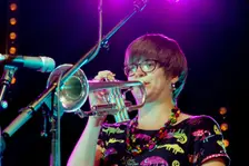 Laura Jurd, Love Supreme Jazz Festival, Glynde Place, East Sussex, 2015. Artist: Brian O'Connor