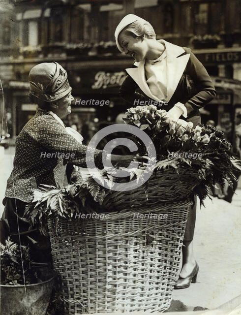 Laura La Plante, American actress and film star, 1934. Artist: Unknown