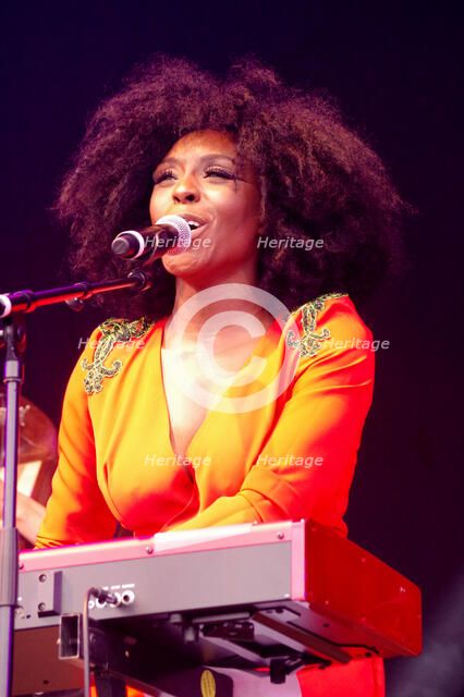 Laura Mvula, Love Supreme Jazz Festival, Glynde Place, East Sussex, July 2014. Creator: Brian O'Connor.