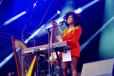 Laura Mvula, Love Supreme Jazz Festival, Glynde Place, East Sussex, July 2014. Creator: Brian O'Connor