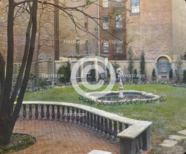 Laura Stafford Stewart house, 205 West 13th Street, New York, New York, 1922. Creator: Frances Benjamin Johnston.