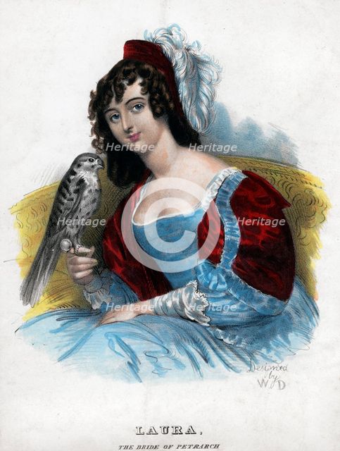 Laura, the bride of Petrarch, c1770-1840. Artist: Unknown