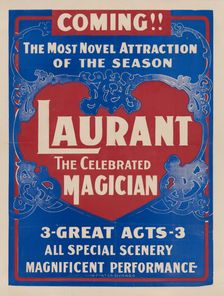 Laurant the Celebrated Magician, c1900. Creator: Unknown