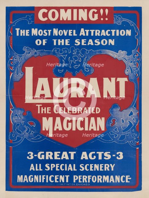 Laurant the Celebrated Magician, c1900. Creator: Unknown.