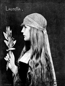 Lauretta - by Jules Lefebvre, 1895. Creator: Giuseppe Gilardi