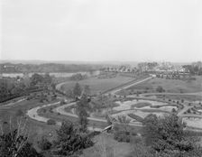 Laurel Hill and aquatic gardens, Forest Park, Springfield, Mass., c.between 1910 and 1920. Creator: Unknown