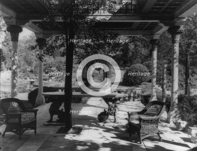 "Laurelton Hall," Louis Tiffany Foundation, Laurel Hollow, Cold Spring Harbor, New York, c1918. Creator: Frances Benjamin Johnston.