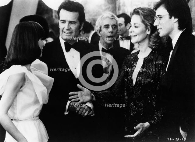 Lauren Bacall (1924- ), American actress, in a scene from 'The Fan', 1981. Creator: Unknown.