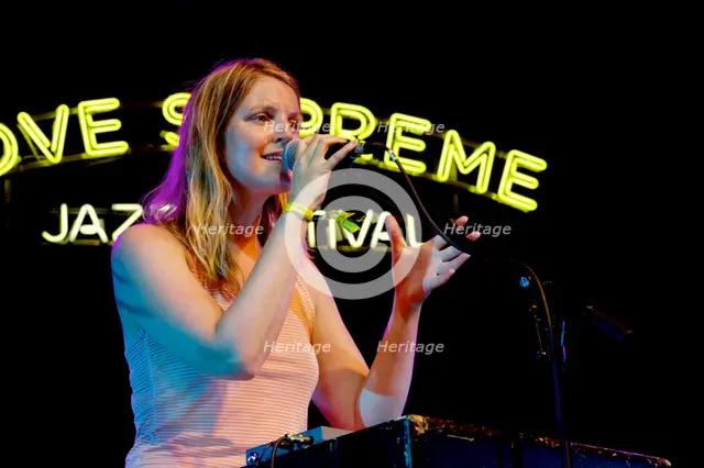 Lauren Kinsella, Love Supreme Jazz Festival, Glynde Place, East Sussex, 2015. Artist: Brian O'Connor.