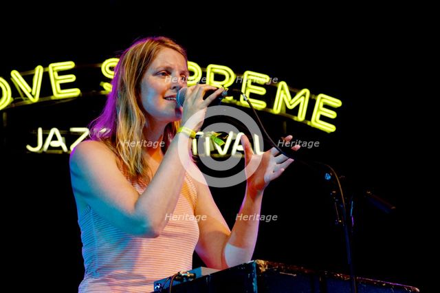 Lauren Kinsella, Love Supreme Jazz Festival, Glynde Place, East Sussex, 2015. Artist: Brian O'Connor.