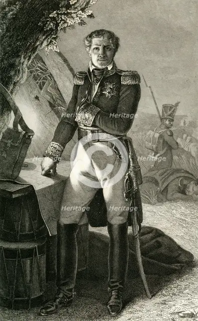 Laurent Gouvion Saint-Cyr, 1804, (1839). Creator: Julien Leopold Boilly.