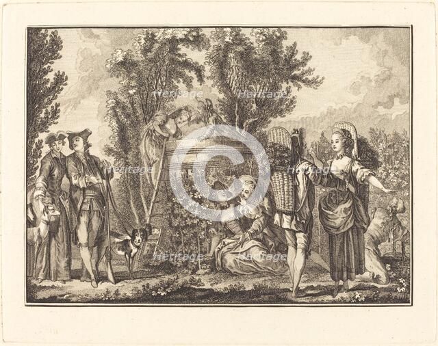 L'automne. Creators: Joseph de Longueil, Charles Eisen.