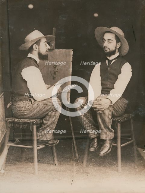 Lautrec paints Lautrec.