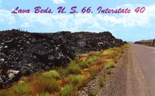 Lava beds, near Grants, New Mexico, USA, 1964