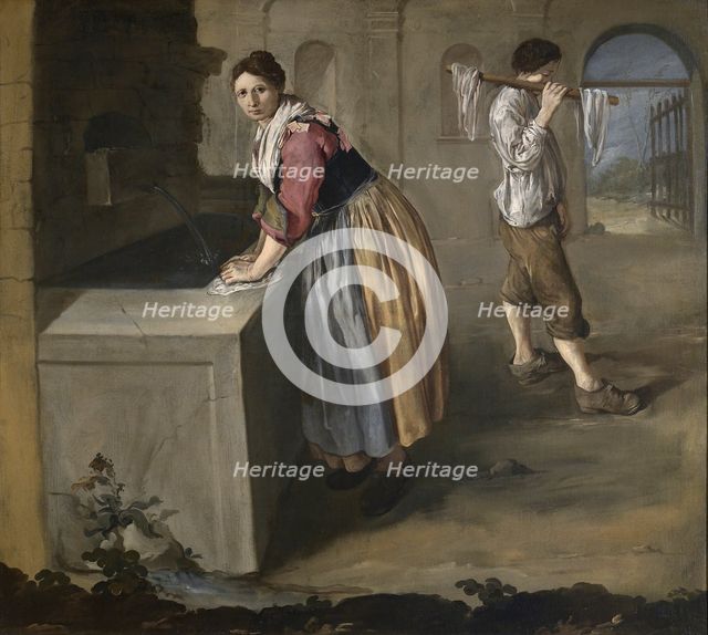 Lavandaia (Laundress), c. 1725. Creator: Ceruti, Giacomo Antonio (1698-1767).