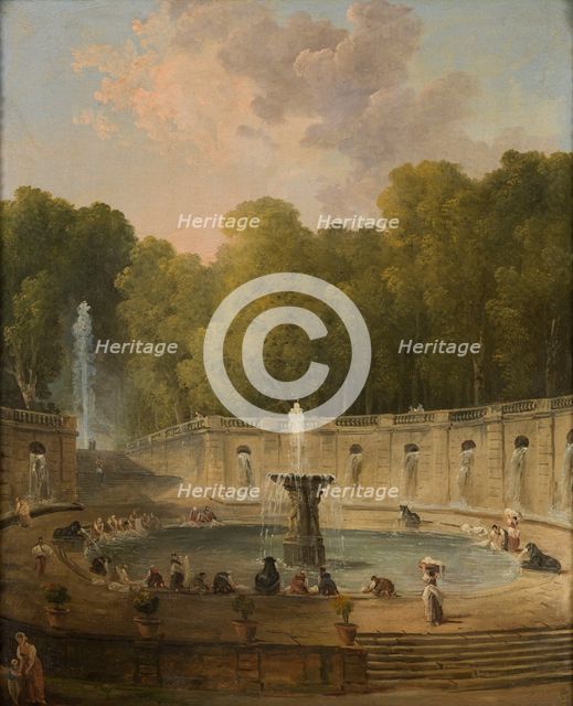 Lavandières dans un parc, c.1775. Creator: Hubert Robert.