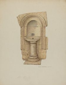 Lavabo, c. 1940. Creator: Rose Campbell-Gerke