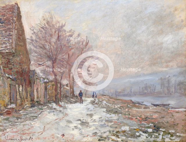 Lavacourt, Winter, 1879. Creator: Monet, Claude (1840-1926).
