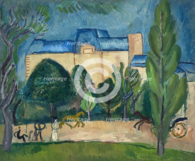 L'Avenue du Bois, 1909. Creator: Dufy, Raoul (1877-1953).