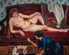 L'avenir révélé ou la diseuse de bonne aventure (The future Revealed or the Fortune-Teller), 1912. Creator: Valadon, Suzanne (1865-1938)