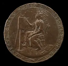 Lavinia Fontana Painting [reverse], 1611. Creator: Felice Antonio Casone