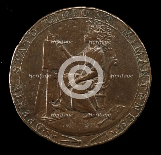 Lavinia Fontana Painting [reverse], 1611. Creator: Felice Antonio Casone.