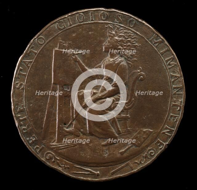 Lavinia Fontana Painting [reverse], 1611. Creator: Felice Antonio Casone.