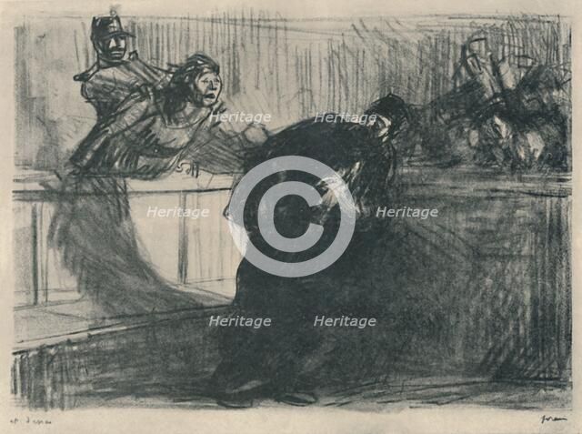 'L'Avocat Invectivé', 1919. Artist: Jean Louis Forain.